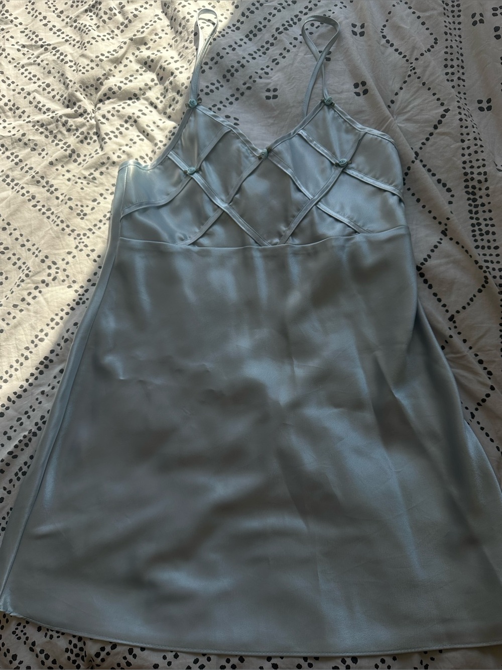 Vintage Lingerie dress light Blue
